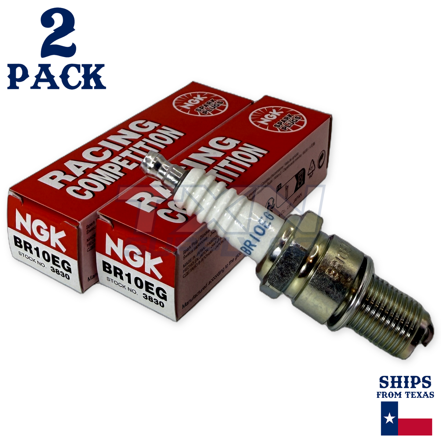 NGK 3830 Spark Plug BR10EG - 2 Pack