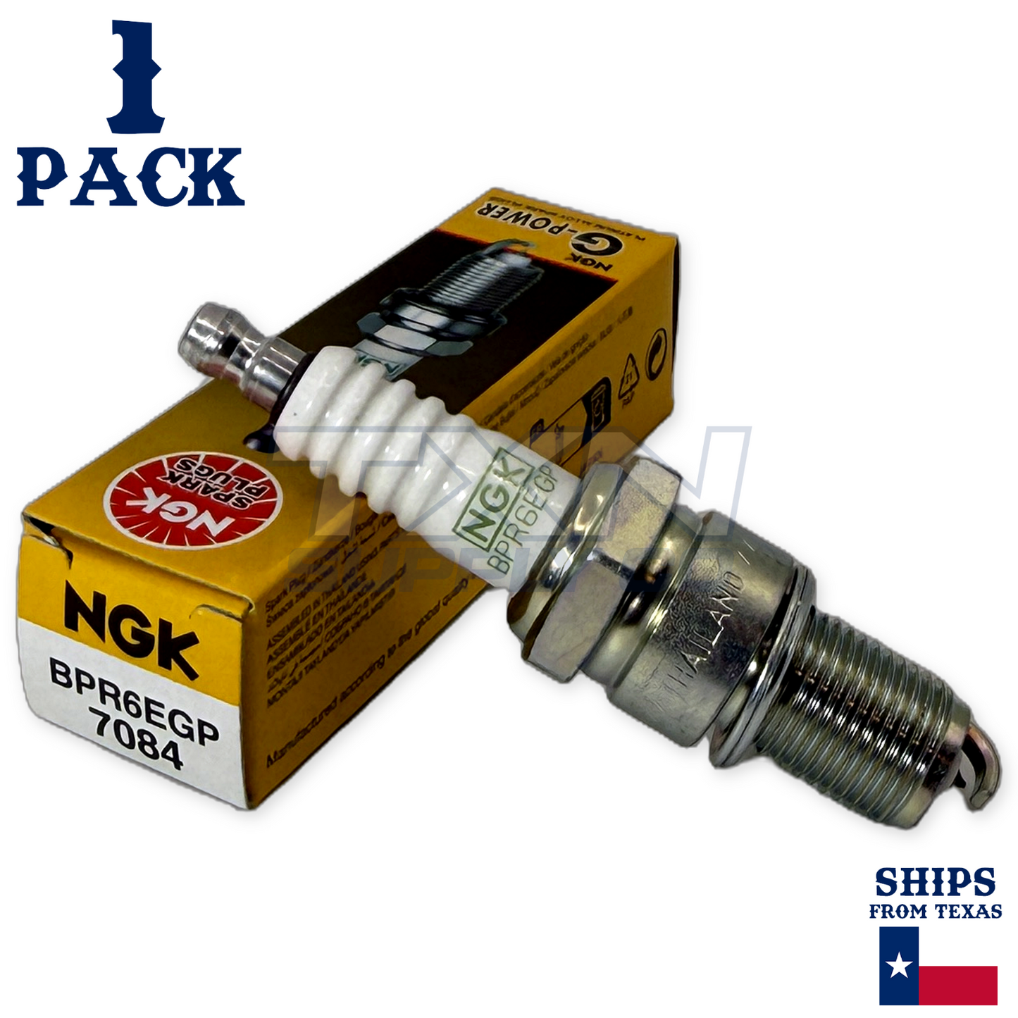 NGK 7084 Spark Plug BPR6EGP - 1 Pack