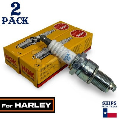 2 Pack NGK Spark Plug - For VRSCF V-Rod Muscle Harley-Davidson
