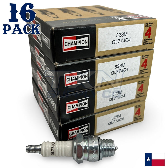 Champion 828M Marine Spark Plug QL77JC4 - 16 Pack
