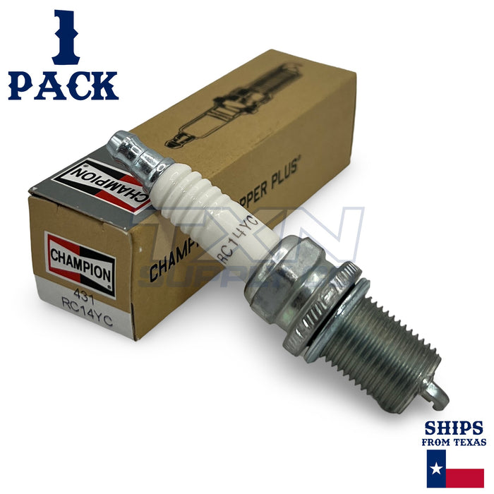 Champion Copper Plus 431 Spark Plug (Carton of 1) - RC14YC
