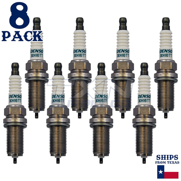 8 Pack Denso 4703 Iridium TT Spark Plugs IKH16TT ps
