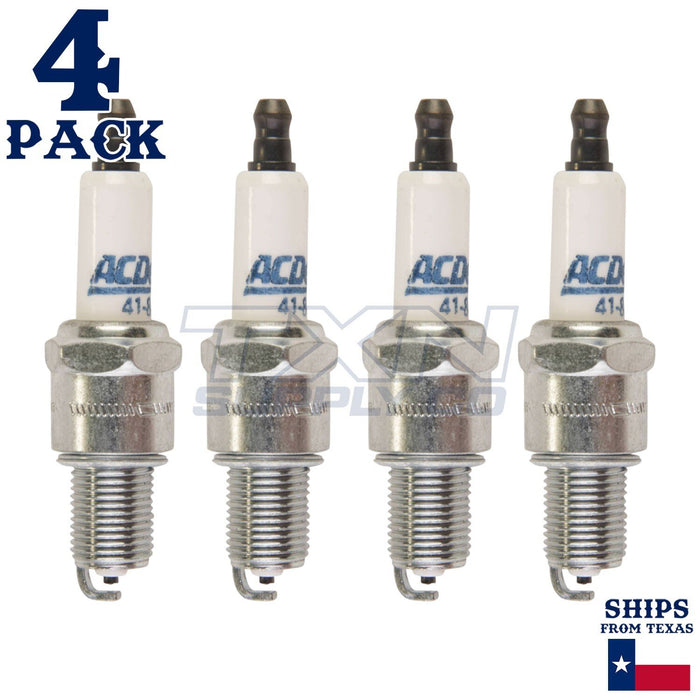 4 Pack ACDelco Double Platinum Spark Plugs 1991-1994 for Ford Festiva 1.3L ps