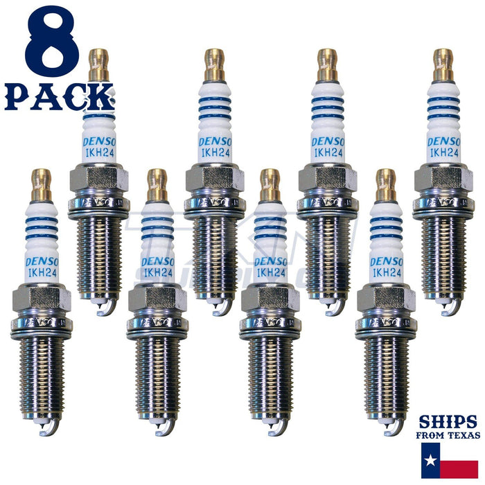 8 Pack Denso 5346 Iridium Power Spark Plugs IKH24 ps