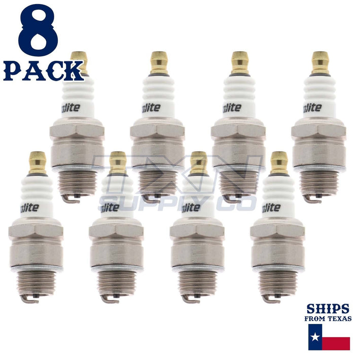 8 Pack Autolite 254 Copper Core Spark Plugs ps