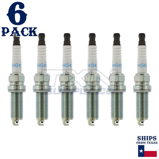 6 Pack NGK V-Power 93961 Spark Plugs LKAR7C-9