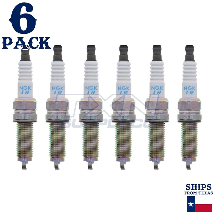 6 Pack NGK V-Power 5787 Spark Plugs ILZKR7B-11S ps