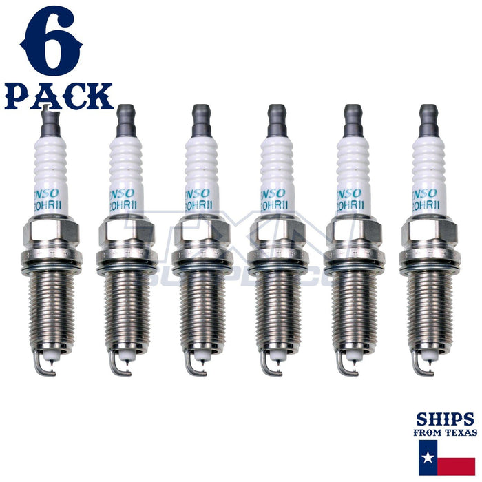 6 Pack Denso 3450 Iridium Long Life Spark Plugs FK16HR-11 ps