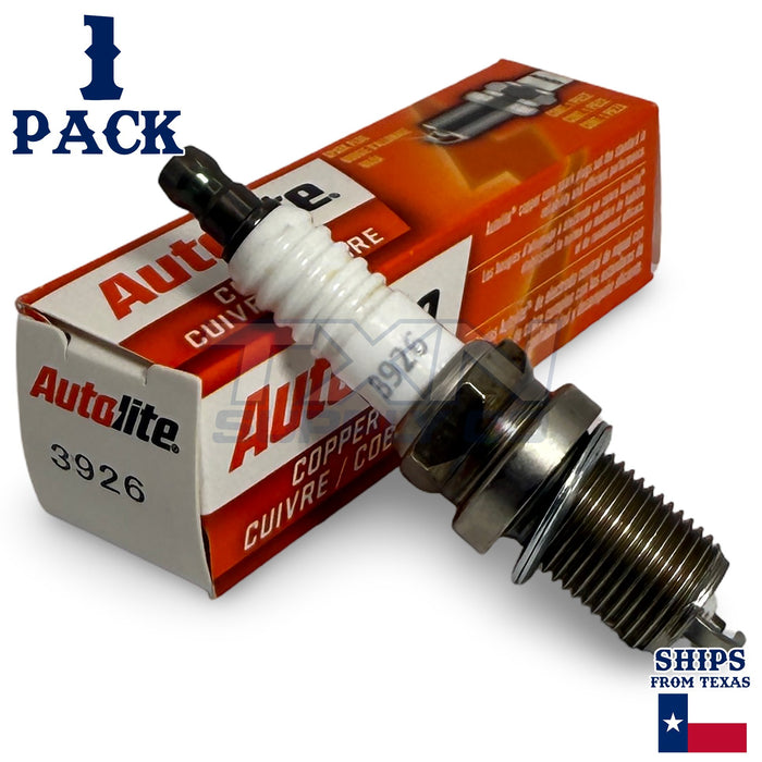 1 Pack Autolite 3926 Copper Core Spark Plug ps