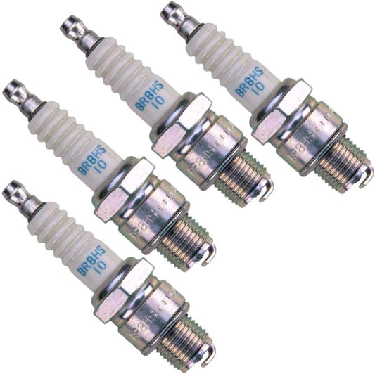 NGK 1134 Spark Plug BR8HS-10 - 4 Pack - For Marine, Motorcycle, Watersports