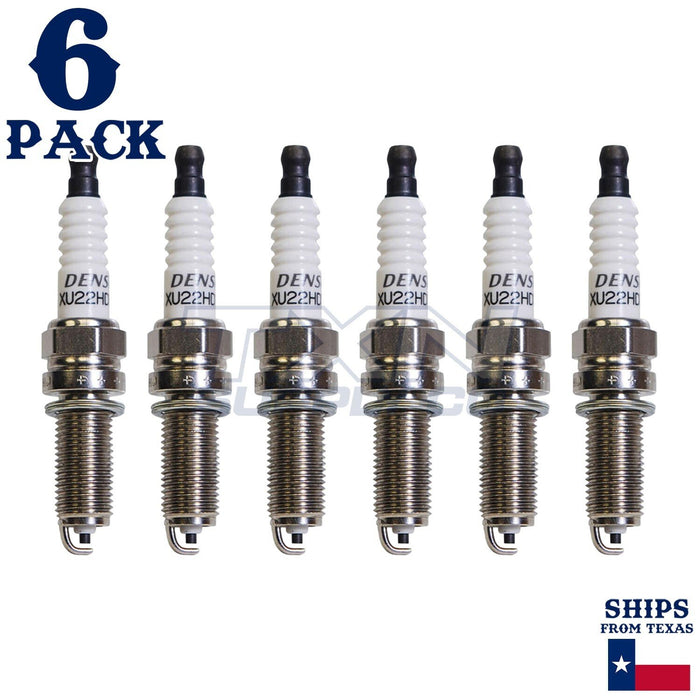 6 Pack Denso 3445 Standard Spark Plugs XU22HDR9 ps