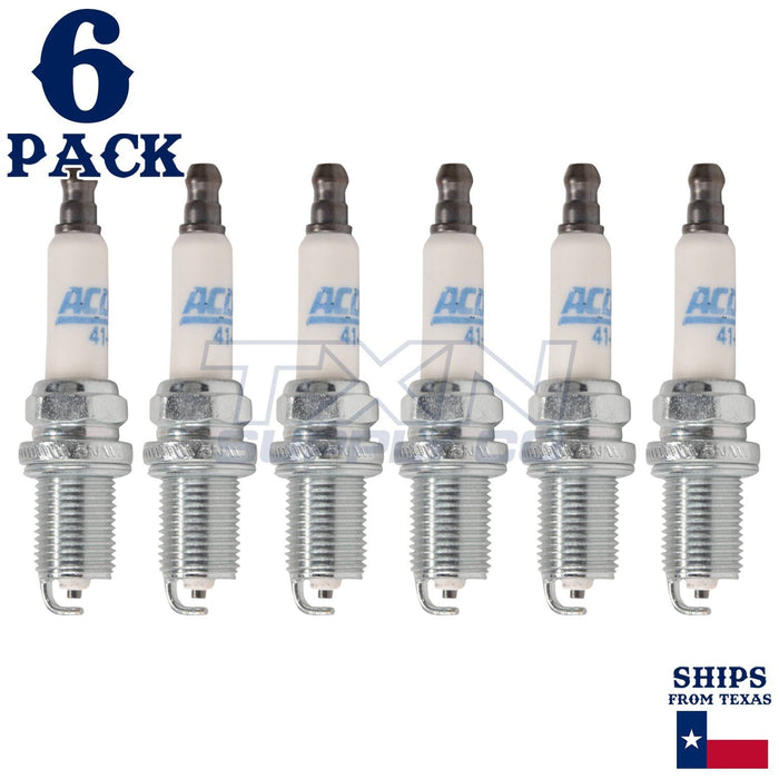 6 ACDelco Double Platinum Spark Plugs 2008-2009 for Ford Territory FPV 4.0L ps
