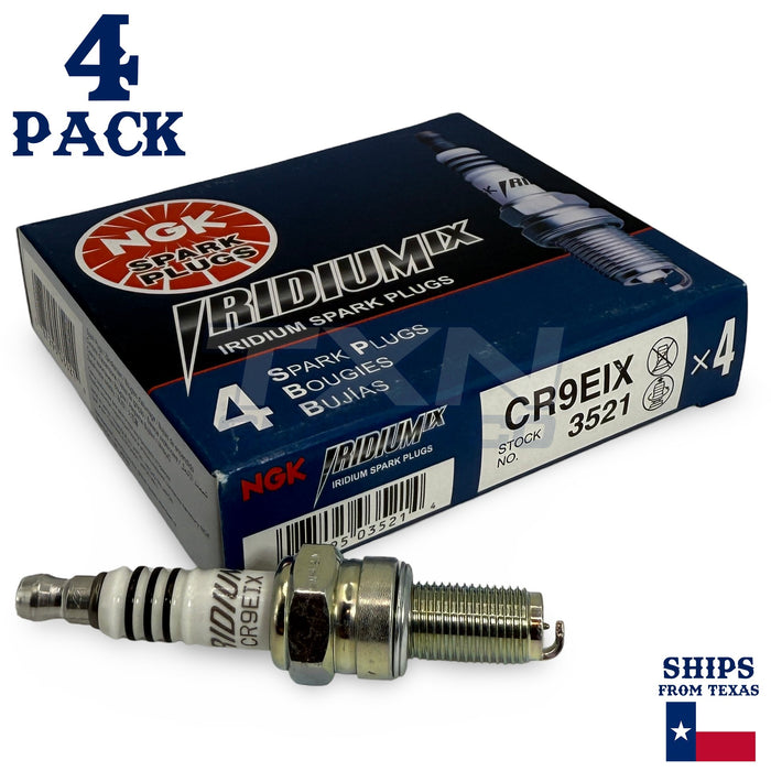 4 Pack NGK Iridium IX 3521 Spark Plugs CR9EIX ps