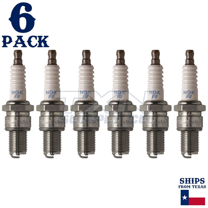 6 Pack NGK U-Groove Spark Plugs 1998-2000 for Lexus GS300 L6 3.0L ps