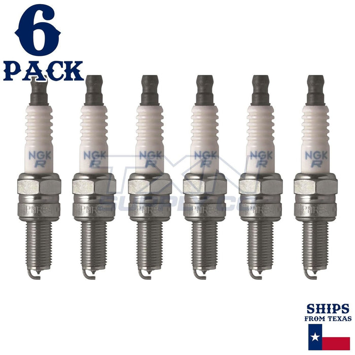 6 Pack NGK V-Power 6955 Spark Plugs CR9EB ps