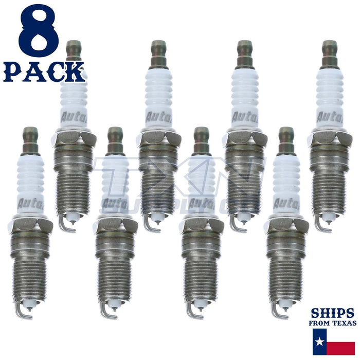 8 Pack Autolite APP104 Double Platinum Spark Plugs ps