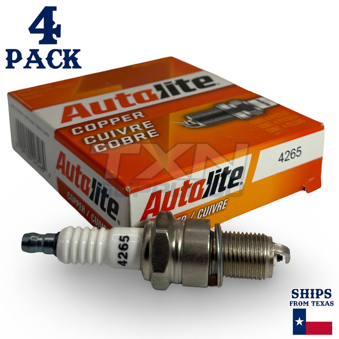 Autolite 4265 Copper Core Spark Plugs - 4 Pack