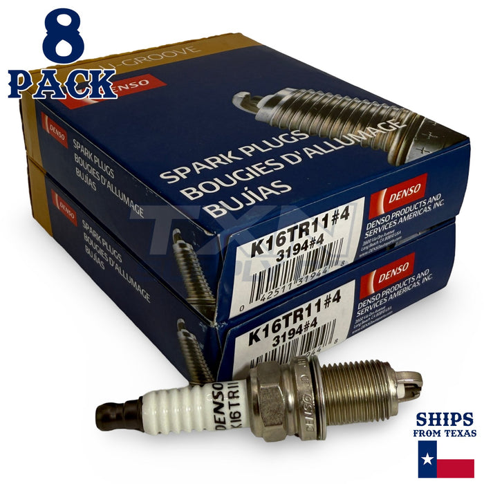 8 Pack DENSO 3194 Standard Spark Plugs for K16TR11 94859009 94856823