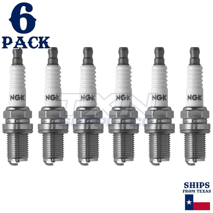 6 Pack NGK V-Power 5820 Spark Plugs R5671A-10 ps