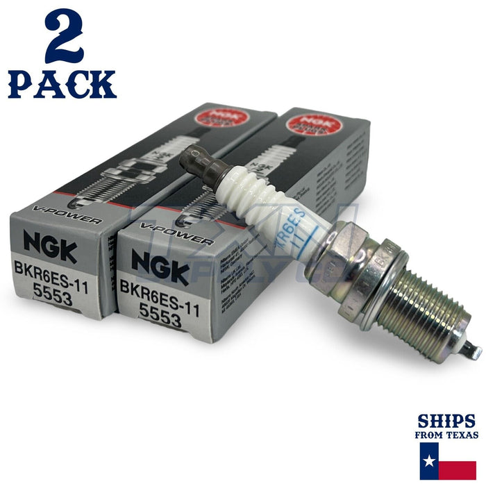 NGK 5553 Spark Plug BKR6ES-11 - 2 Pack