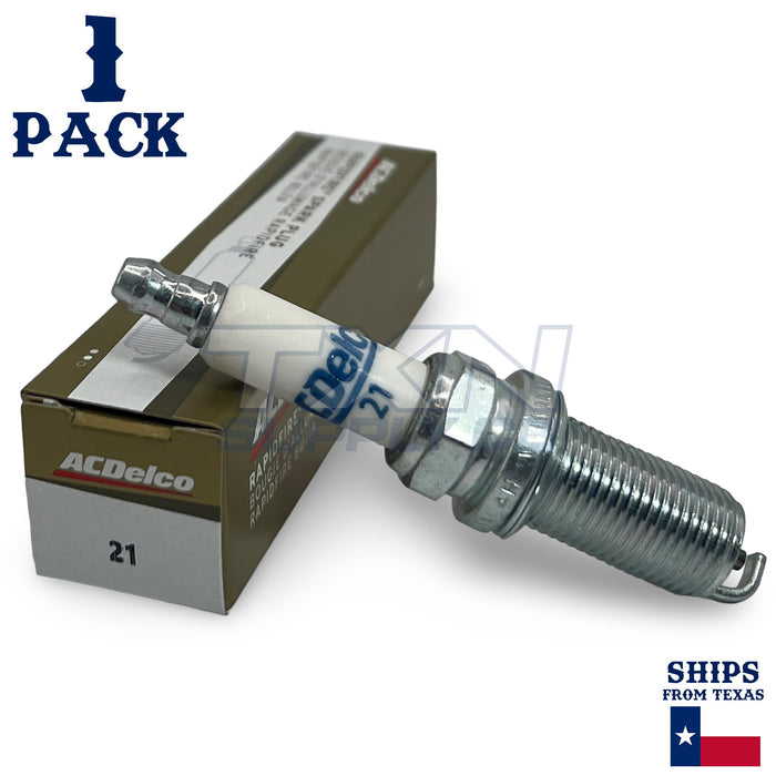 1 Pack GM ACDelco #21 RAPIDFIRE Platinum Spark Plugs ps