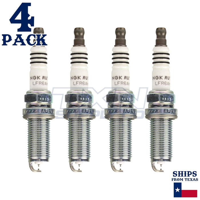 4 Pack NGK Ruthenium HX Spark Plugs 2013-2015 for Honda Civic L4 1.5L ps
