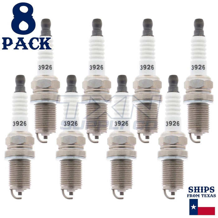 8 Pack Autolite 3926 Copper Core Spark Plugs ps