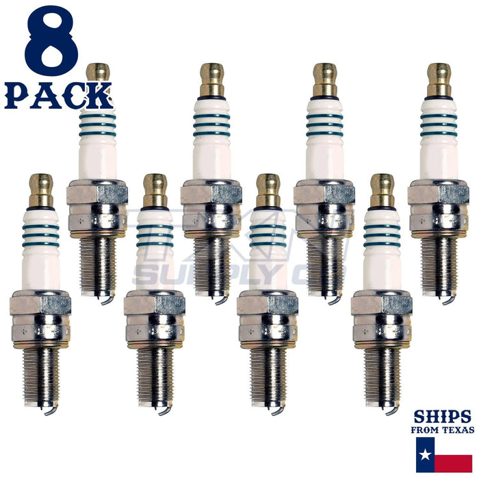 8 Pack Denso 5365 Iridium Power Spark Plugs IU24A ps