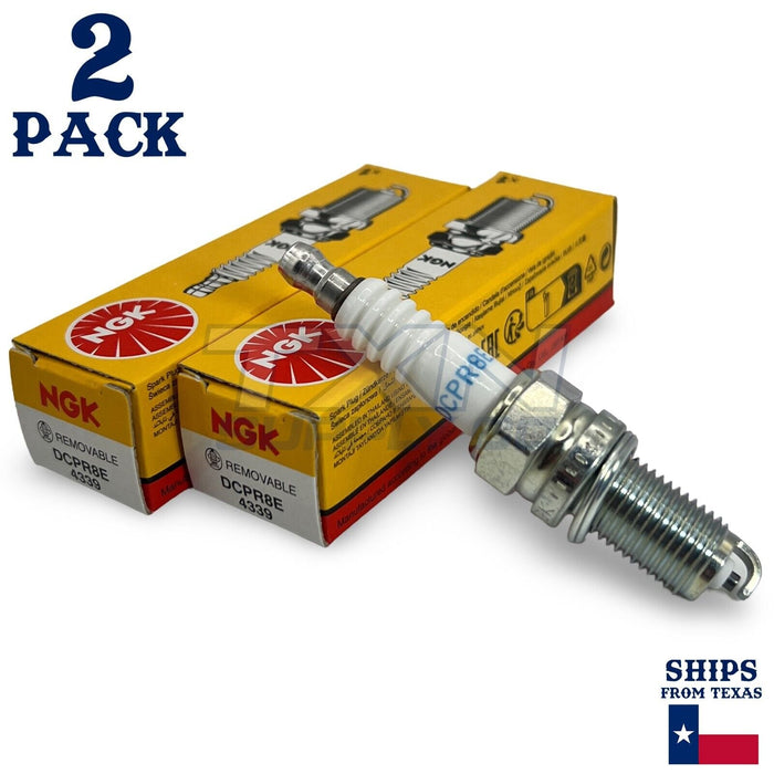 NGK Spark Plug 4339 DCPR8E (2 Pack)