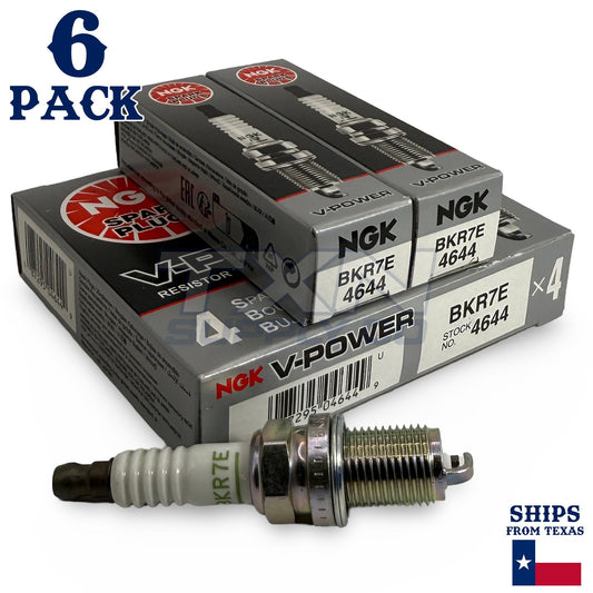 6 Pack NGK V-Power Spark Plugs 1997-1998 for Aston Martin DB7 L6 3.2L ps