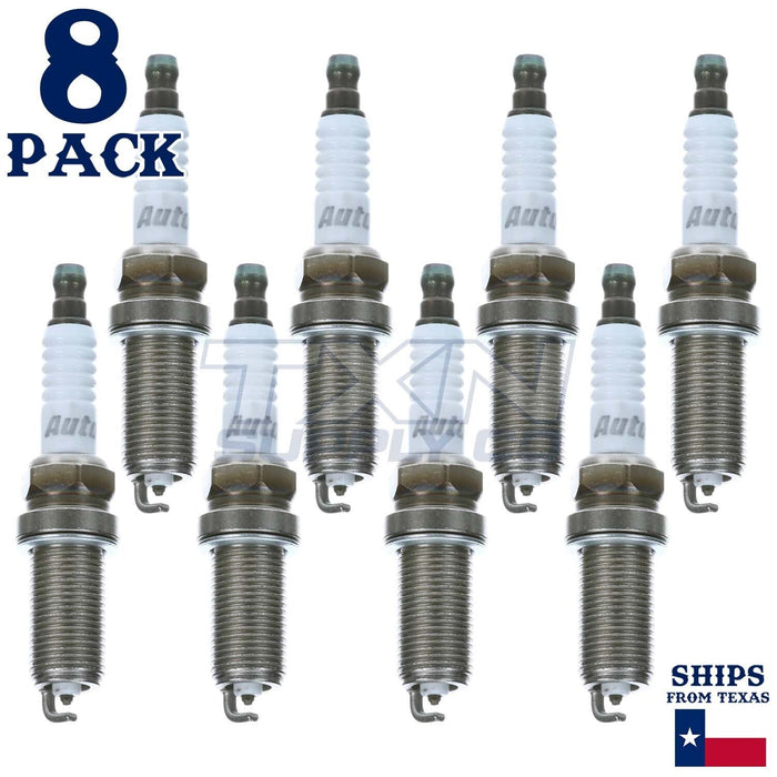 8 Pack Autolite APP5325 Double Platinum Spark Plugs ps