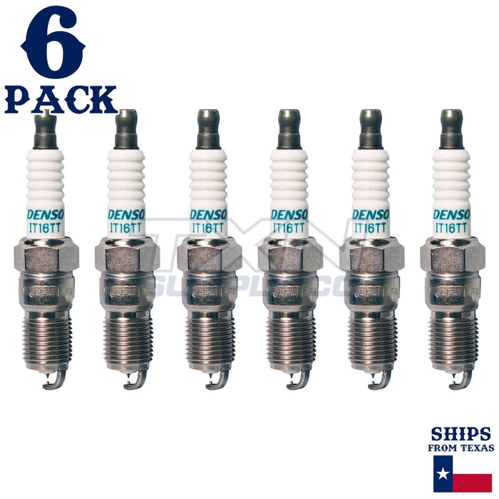 6 Pack Denso 4713 Iridium TT Spark Plugs IT16TT ps