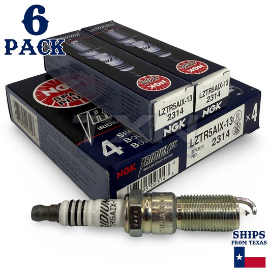 6 Pack NGK Iridium IX Spark Plugs 2005-2008 for Dodge Magnum 2.7L V6