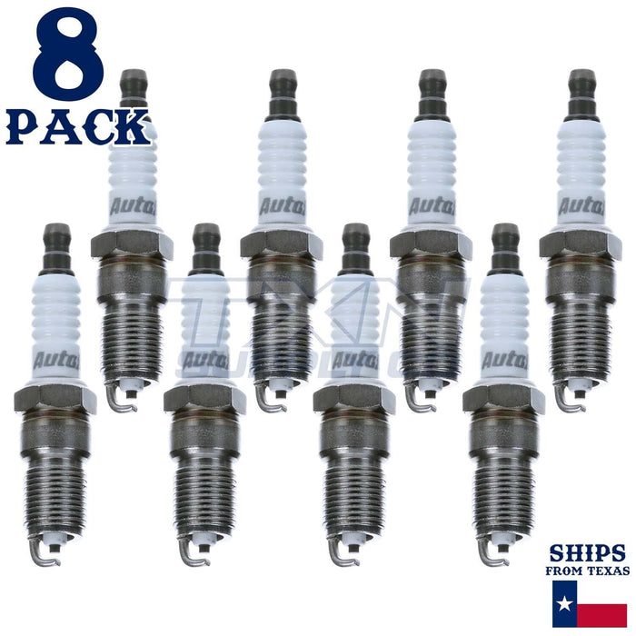 8 Pack Autolite 103 Copper Core Spark Plugs ps