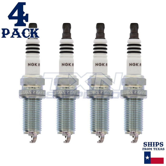 4 Pack NGK Ruthenium HX Spark Plugs 2010-2013 for Suzuki SX4 L4 2.0L ps