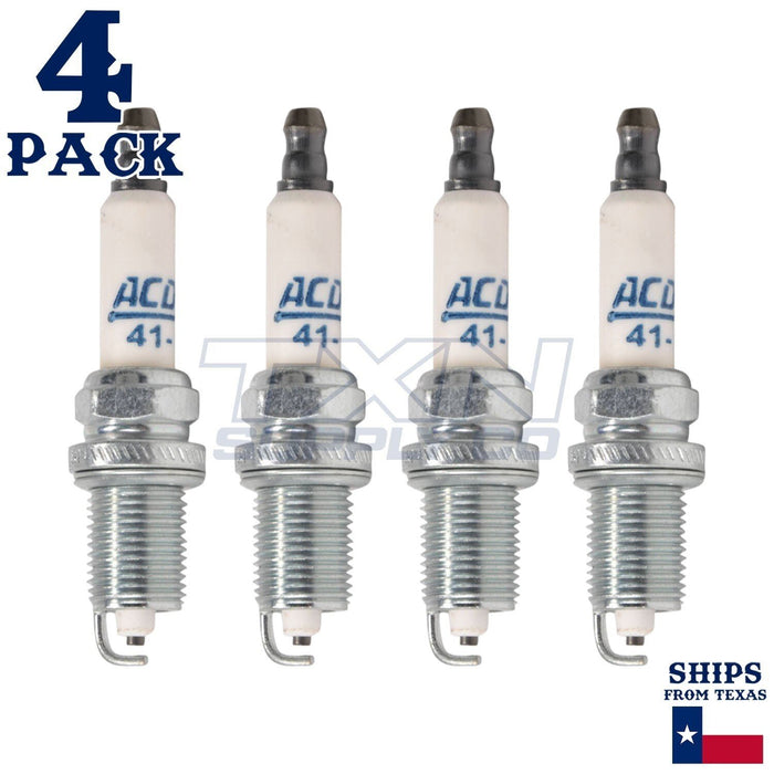 4 Pack ACDelco Double Platinum Spark Plugs 2007-2009 for Jeep Patriot 2.4L ps
