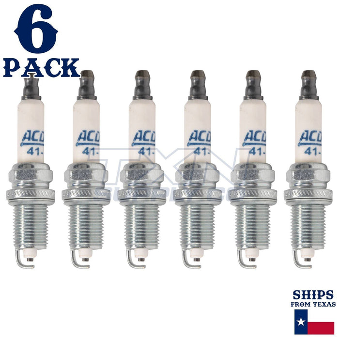 6 Pack ACDelco Double Platinum Spark Plugs 1993-1997 for Ford Probe 2.5L ps