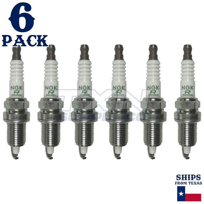 6 Pack NGK V-Power Spark Plugs 1999-2006 for Jeep Wrangler 4.0L L6 ps
