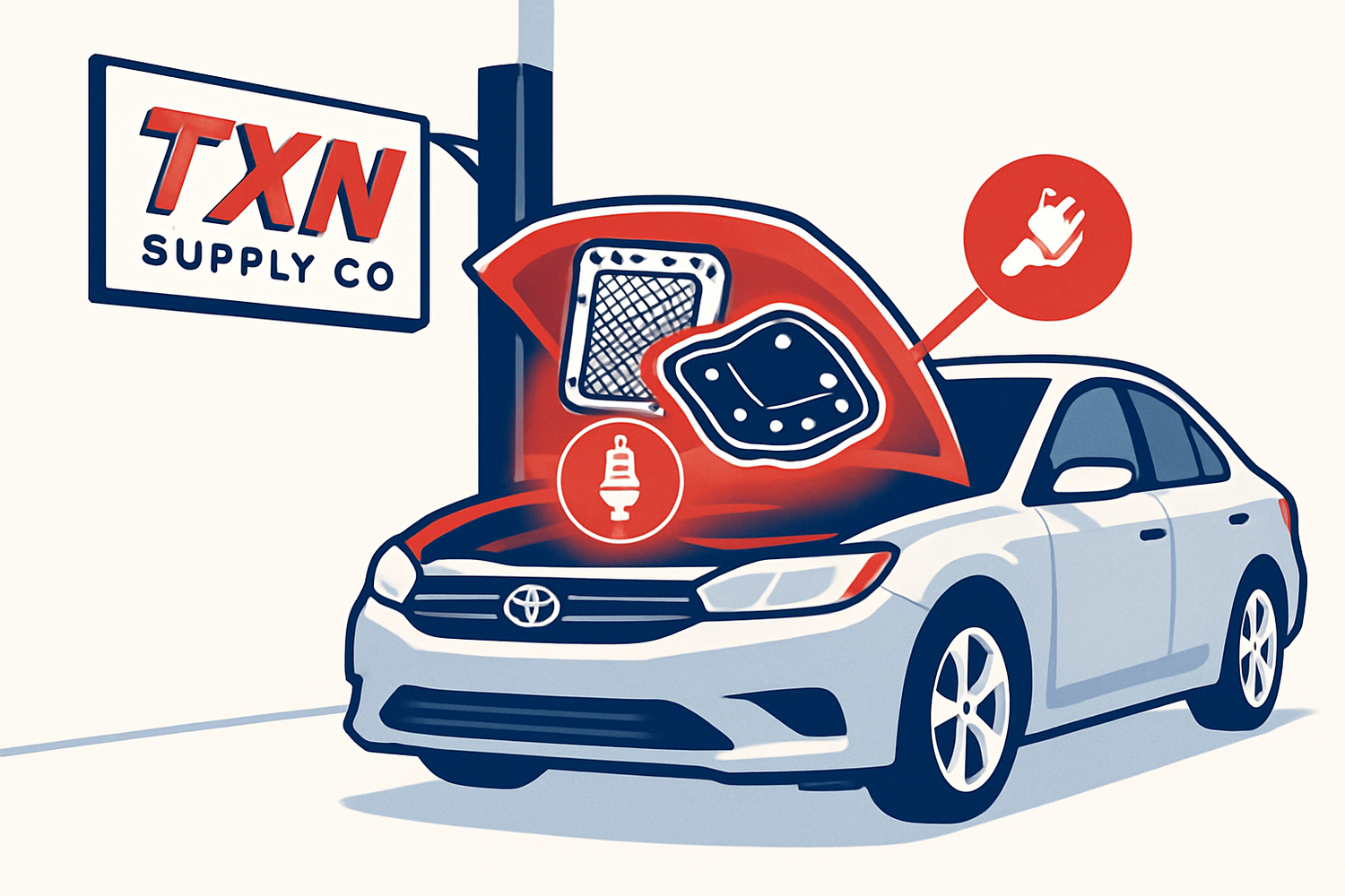 ATP Auto Parts: Quality Transmission and Drivetrain Components — Texan Supply original illustration