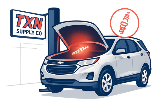 Chevy Equinox Tune-Up Checklist: Spark Plugs, Coils, and Filters — Texan Supply original illustration