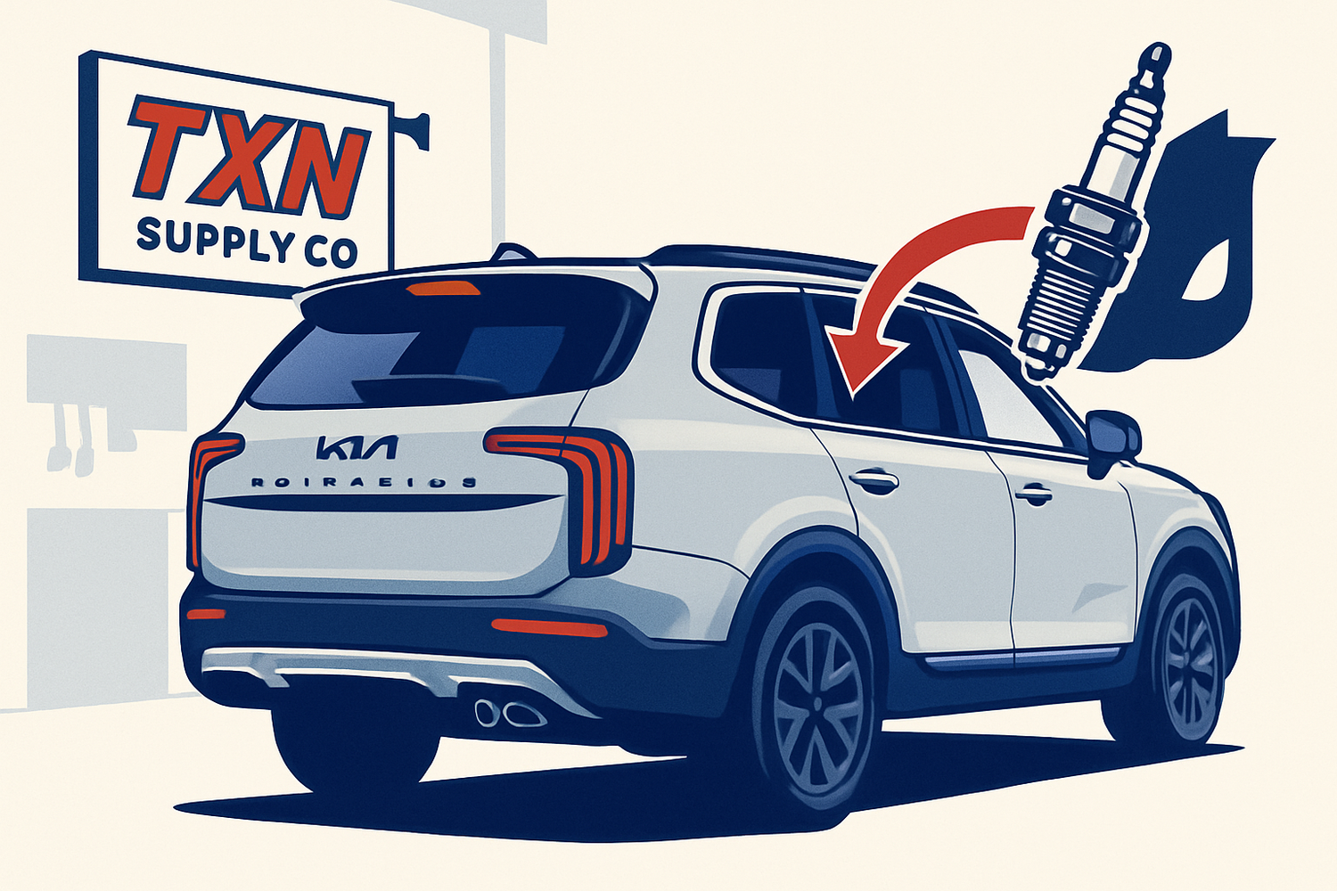 Best Spark Plugs for Kia Telluride: Complete Guide — Texan Supply original illustration