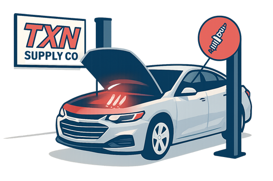 Chevy Malibu Tune-Up Checklist: Spark Plugs, Coils, and Filters — Texan Supply original illustration