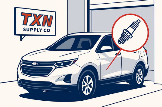 Chevy Equinox Misfire Symptoms: Could Spark Plugs Be the Cause? — Texan Supply original illustration