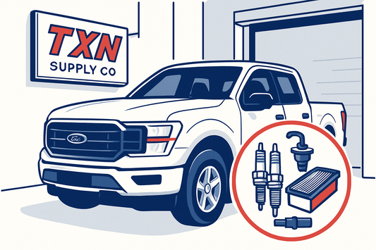 Complete Engine Tune-Up Guide: What's Included and When to Do It — Texan Supply original illustration
