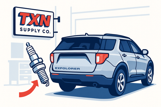 Ford Explorer Misfire Symptoms: Could Spark Plugs Be the Cause? — Texan Supply original illustration