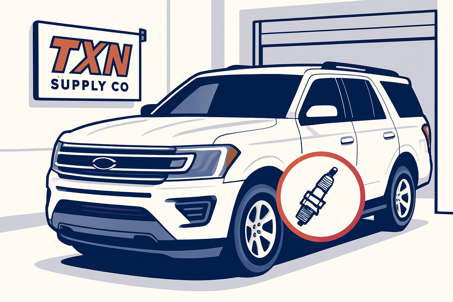 Ford Expedition Spark Plug Replacement Guide: What to Use and When — Texan Supply original illustration