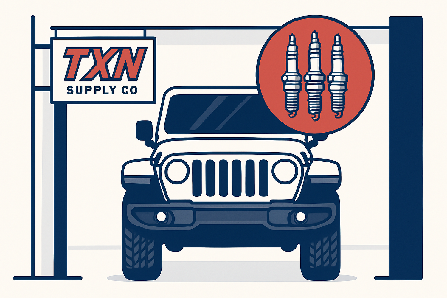 Best Spark Plugs for Jeep Wrangler: Complete Guide — Texan Supply original illustration