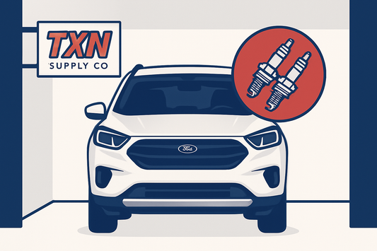 How Often to Change Spark Plugs on a Ford Escape — Texan Supply original illustration