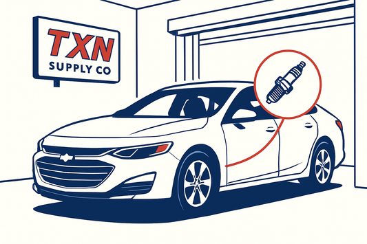 Chevy Malibu Spark Plug Replacement Guide: What to Use and When — Texan Supply original illustration