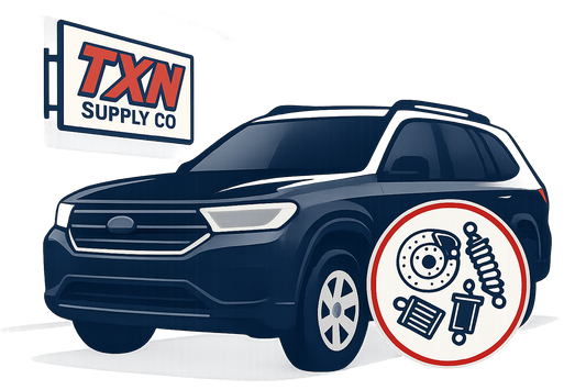 Buying Auto Parts Online: What to Look for and How to Avoid Mistakes — Texan Supply original illustration